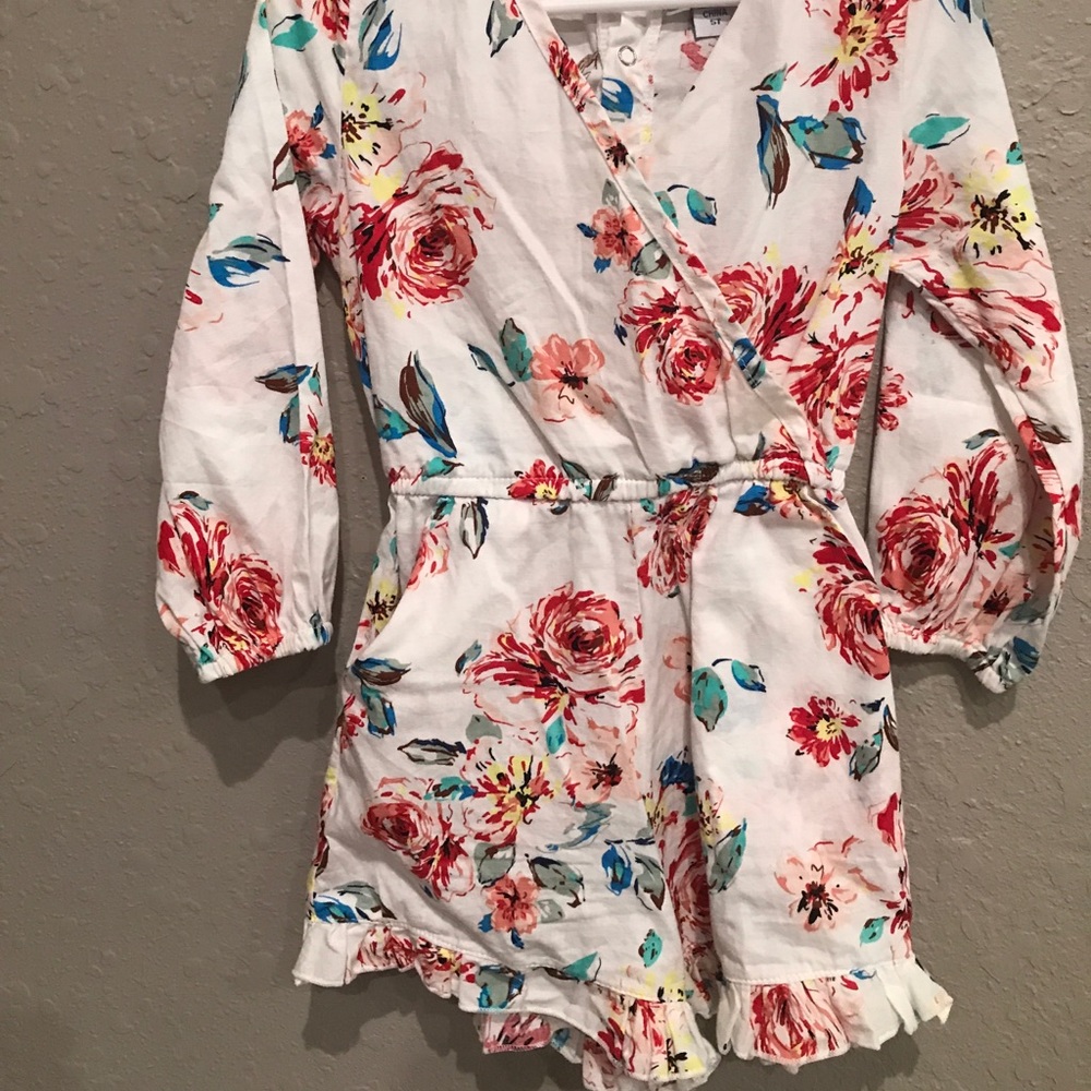 Bailey Blossoms Girls Romper - 5T